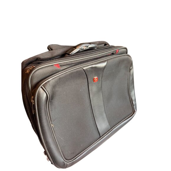 Wenger Swissgear Rolling Laptop Briefcase With Telescopic Handle & Multiple Comp - Picture 9 of 15